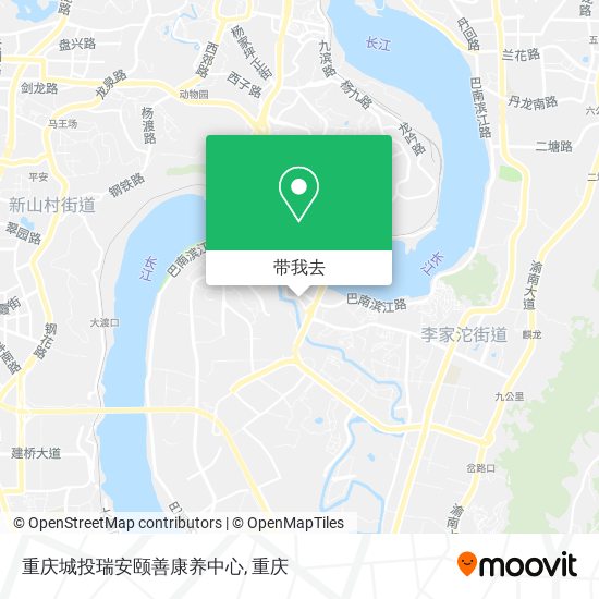 重庆城投瑞安颐善康养中心地图