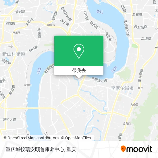 重庆城投瑞安颐善康养中心地图