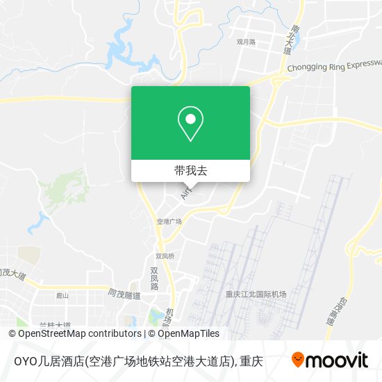 OYO几居酒店(空港广场地铁站空港大道店)地图