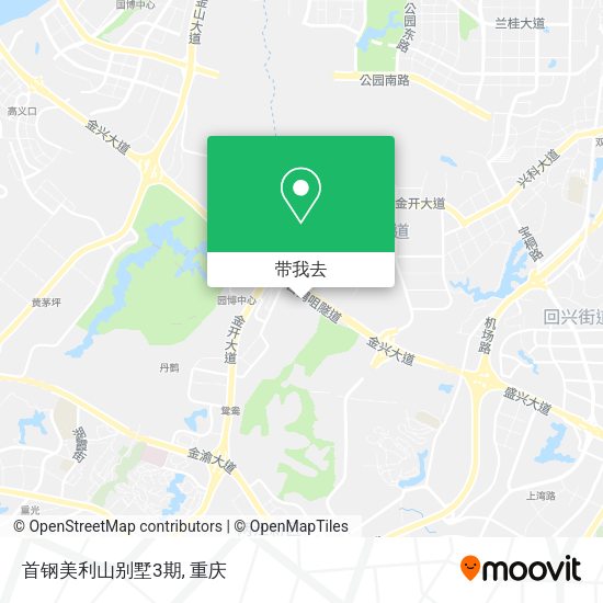 首钢美利山别墅3期地图