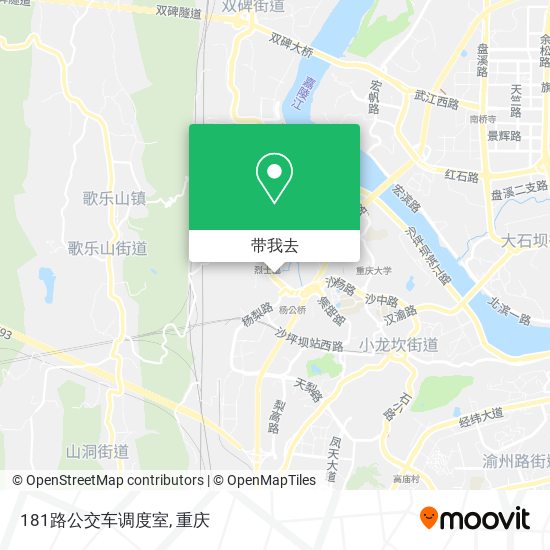 181路公交车调度室地图