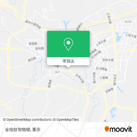 金指纹智能锁地图
