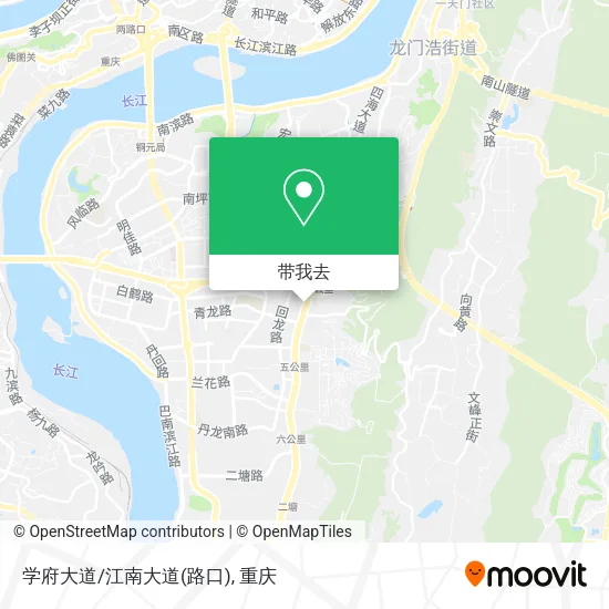学府大道/江南大道(路口)地图