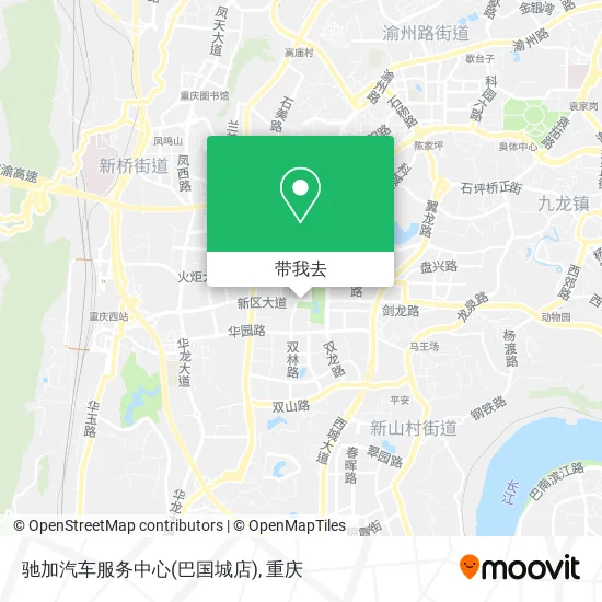 驰加汽车服务中心(巴国城店)地图