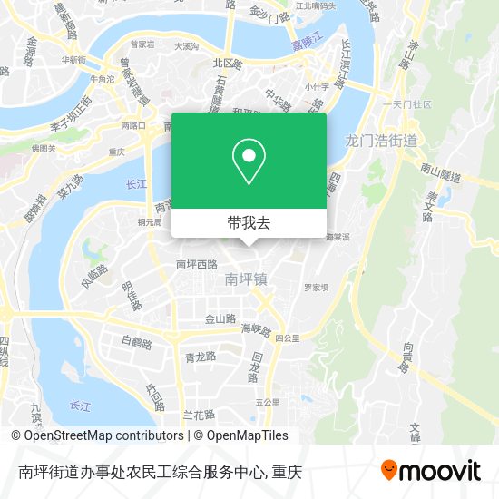 南坪街道办事处农民工综合服务中心地图