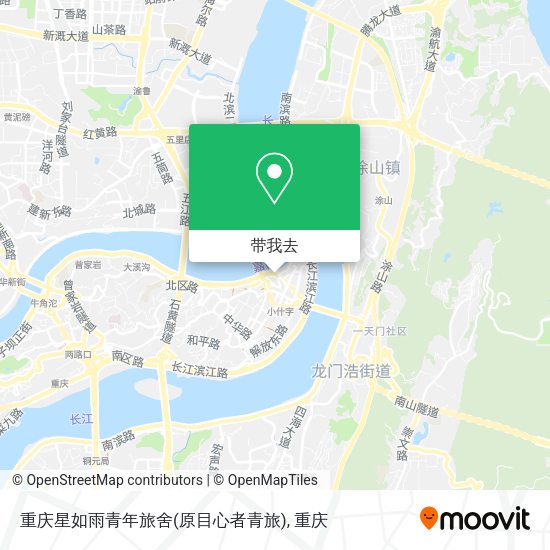 重庆星如雨青年旅舍(原目心者青旅)地图