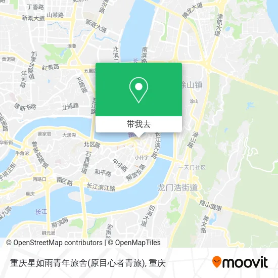 重庆星如雨青年旅舍(原目心者青旅)地图