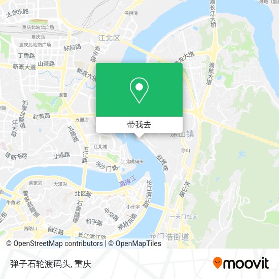 弹子石轮渡码头地图