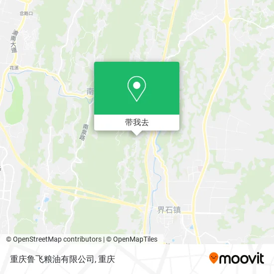 重庆鲁飞粮油有限公司地图
