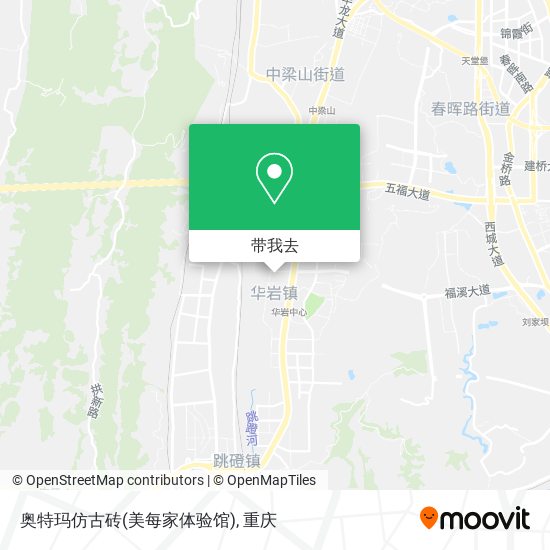 奥特玛仿古砖(美每家体验馆)地图