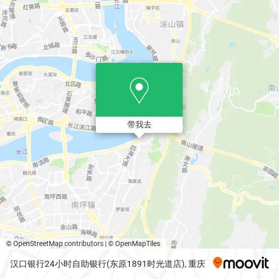 汉口银行24小时自助银行(东原1891时光道店)地图