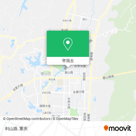 剑山路地图