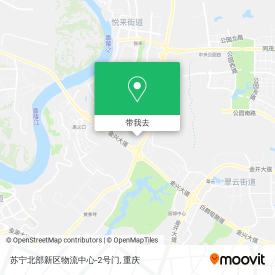 苏宁北部新区物流中心-2号门地图