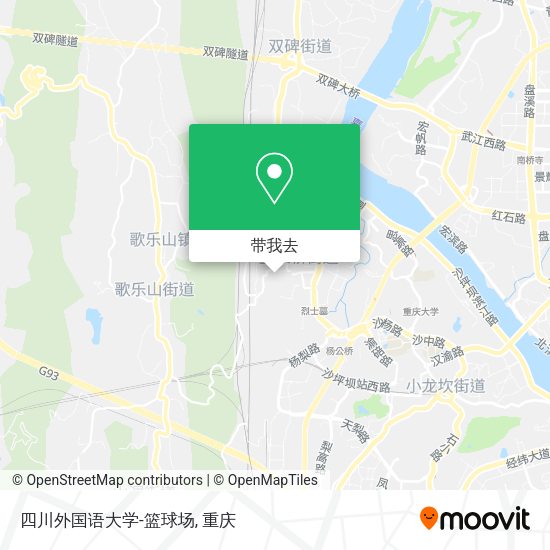 四川外国语大学-篮球场地图