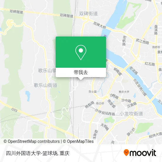 四川外国语大学-篮球场地图