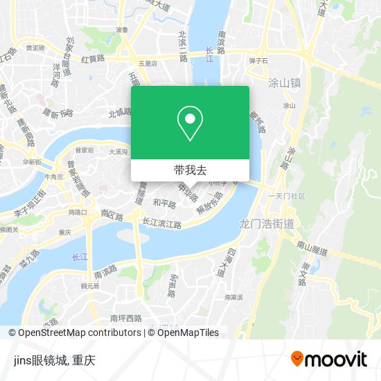 jins眼镜城地图