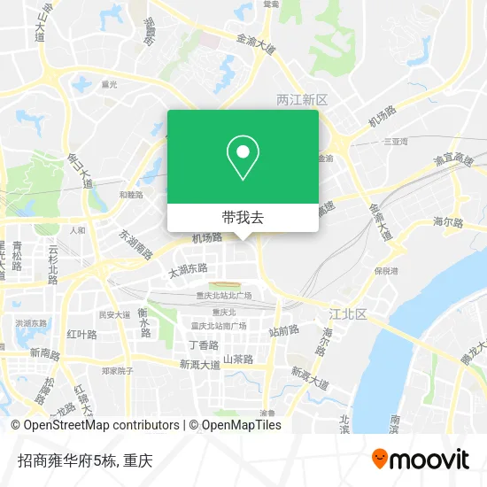 招商雍华府5栋地图