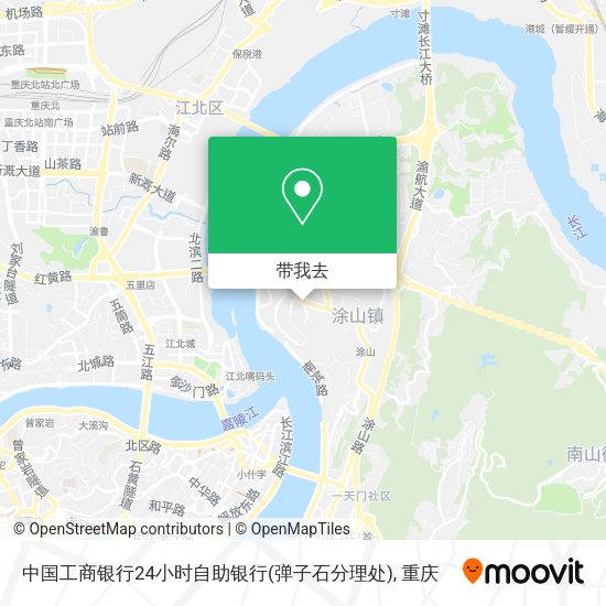 中国工商银行24小时自助银行(弹子石分理处)地图