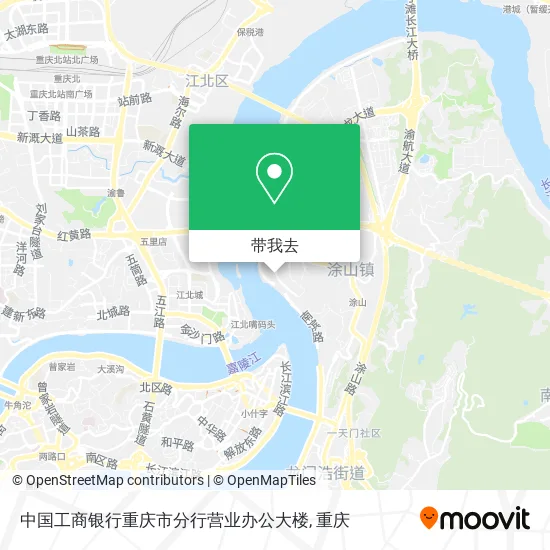 中国工商银行重庆市分行营业办公大楼地图