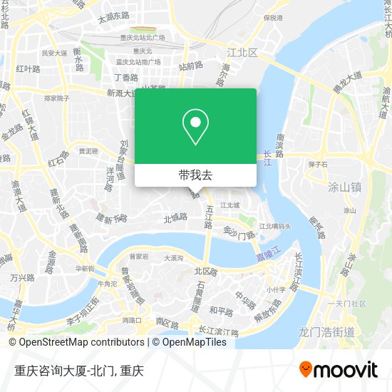 重庆咨询大厦-北门地图