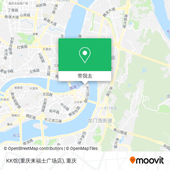 KK馆(重庆来福士广场店)地图