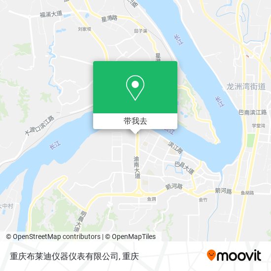 重庆布莱迪仪器仪表有限公司地图