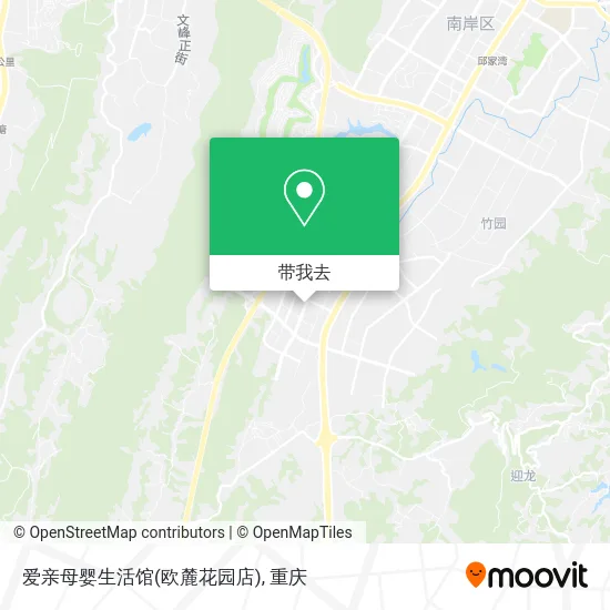 爱亲母婴生活馆(欧麓花园店)地图