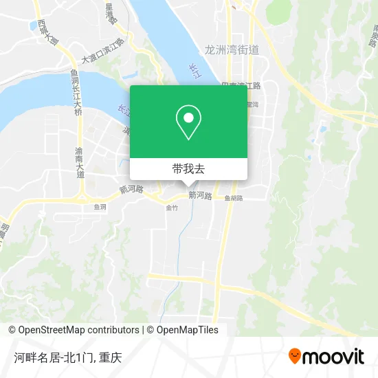 河畔名居-北1门地图