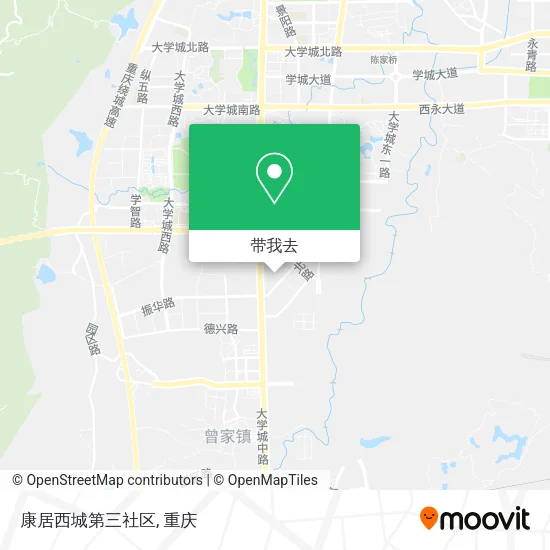 康居西城第三社区地图