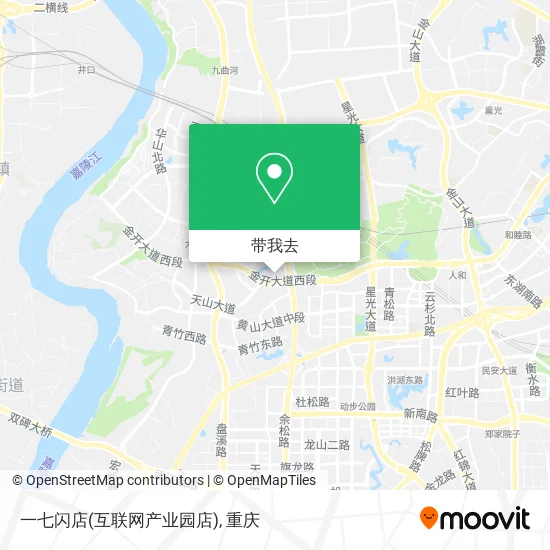 一七闪店(互联网产业园店)地图