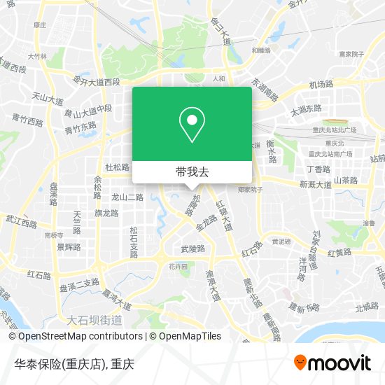 华泰保险(重庆店)地图