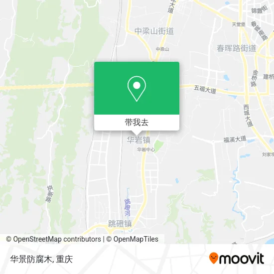 华景防腐木地图