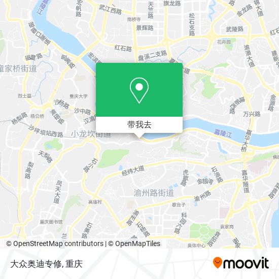 大众奥迪专修地图