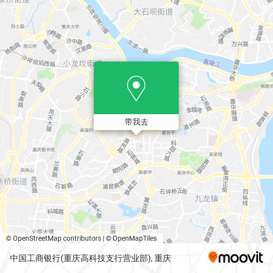 中国工商银行(重庆高科技支行营业部)地图