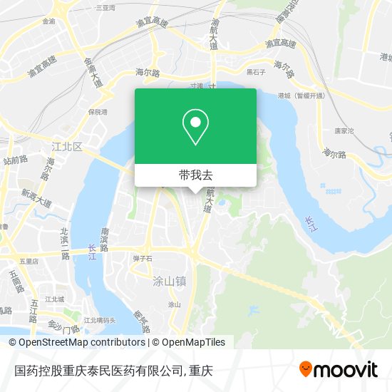 国药控股重庆泰民医药有限公司地图
