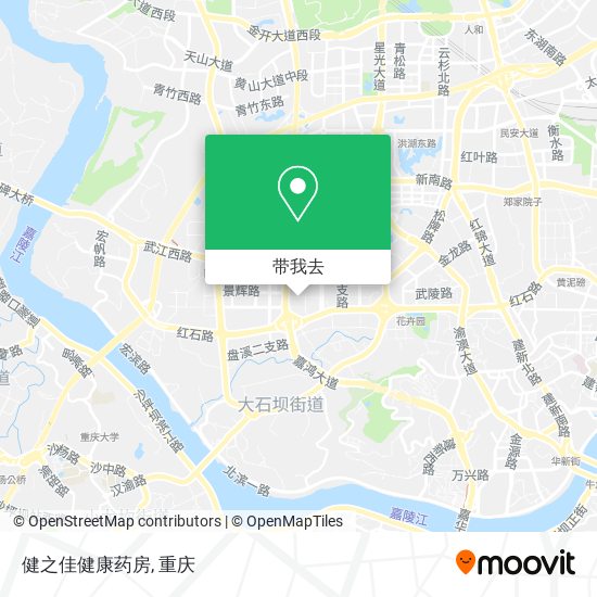 健之佳健康药房地图