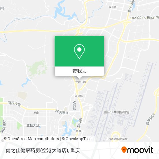 健之佳健康药房(空港大道店)地图