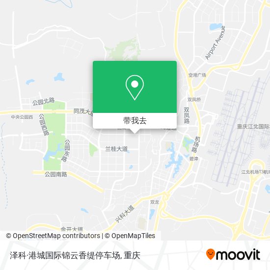 泽科·港城国际锦云香缇停车场地图