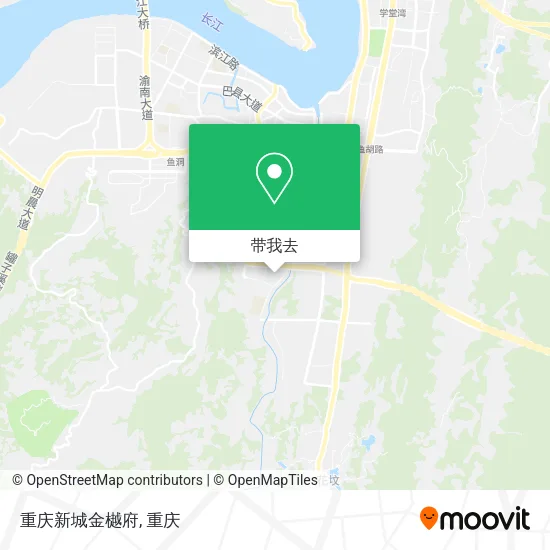 重庆新城金樾府地图