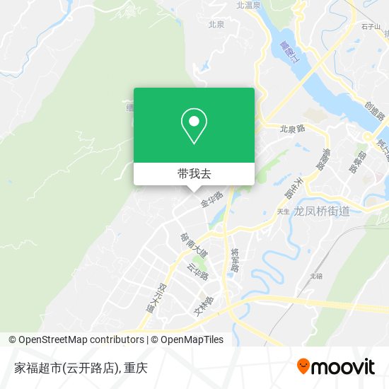 家福超市(云开路店)地图