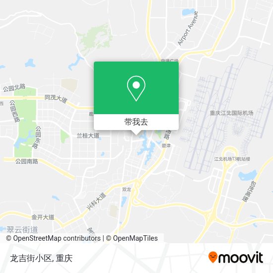 龙吉街小区地图