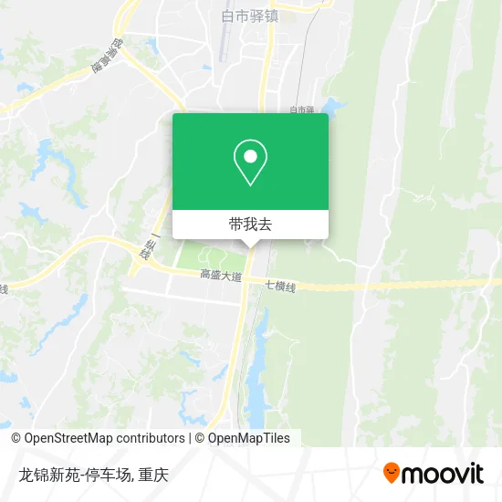龙锦新苑-停车场地图