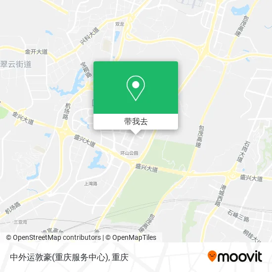 中外运敦豪(重庆服务中心)地图