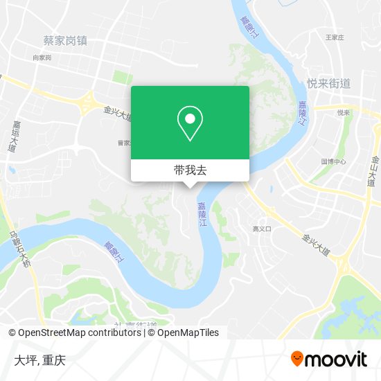 大坪地图