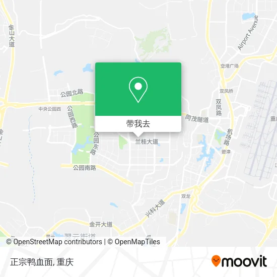 正宗鸭血面地图