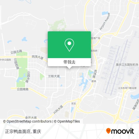 正宗鸭血面庄地图