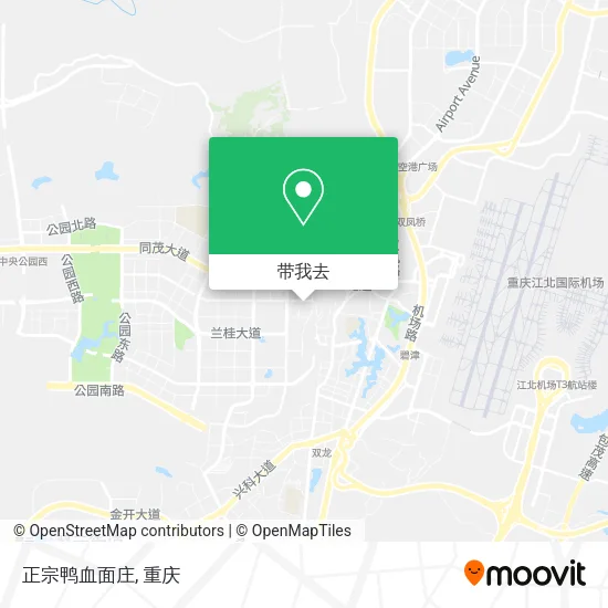 正宗鸭血面庄地图