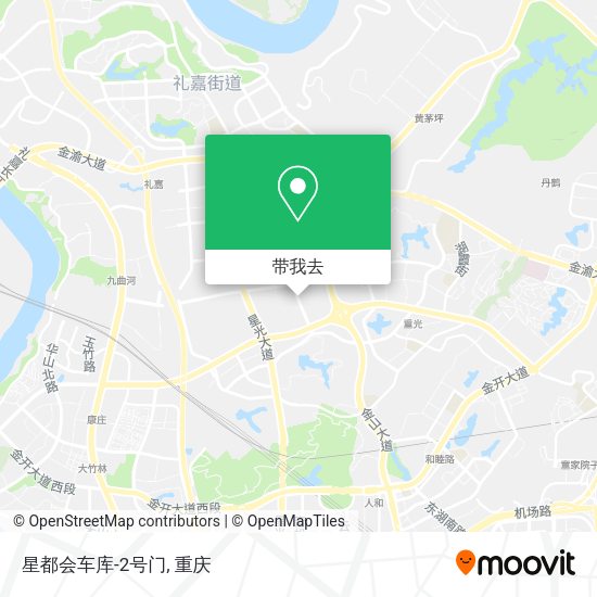 星都会车库-2号门地图