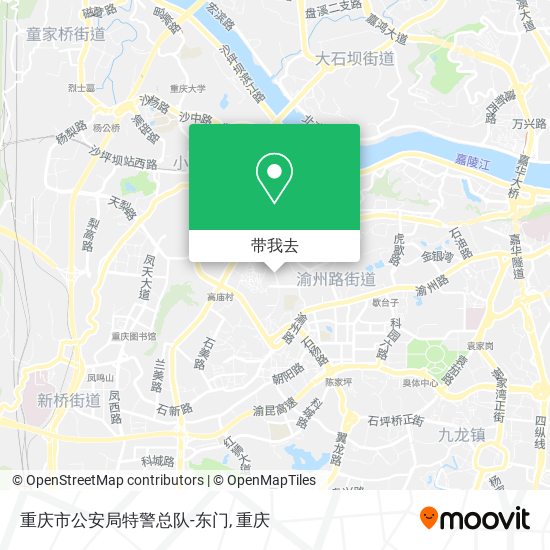 重庆市公安局特警总队-东门地图