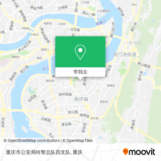 重庆市公安局特警总队四支队地图